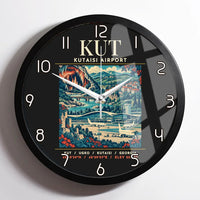 Thumbnail for KUT - Poster - Wall Clock Framed - Black