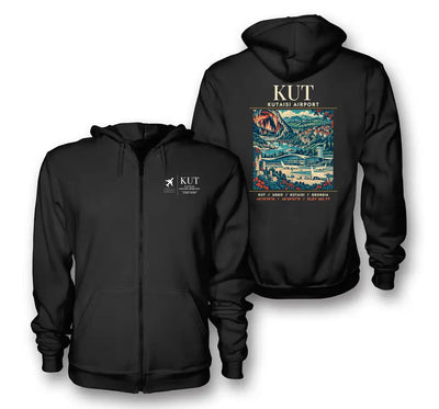KUT - Poster - Zipped Hoodie - Black