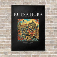 Thumbnail for KUTNA HORA - Poster - Canvas Framed - Black