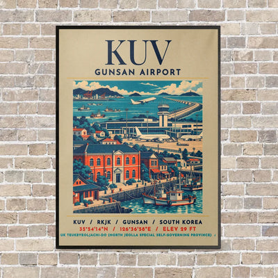 KUV - Poster - Canvas Framed - Beige