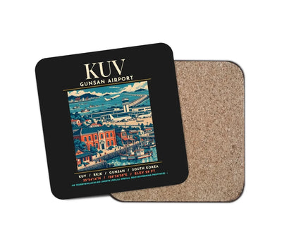 KUV - Poster - Coaster - Black