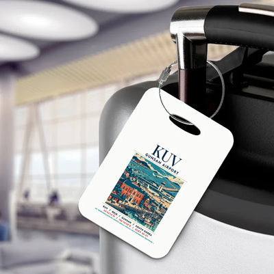 KUV - Poster - Luggage Tag - White