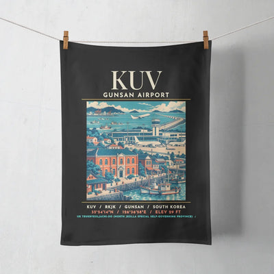 KUV - Poster - Towel - Black