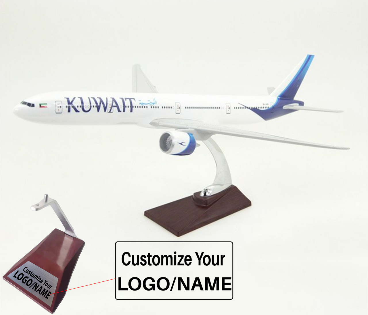 KUWAIT Airways Boeing 777 Airplane Model (Special 47CM)