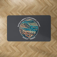 Thumbnail for Kavala International Airport Megas Alexandros (KVA) Carpets - Carpet Rectangle - Badge - Dark Gray V2