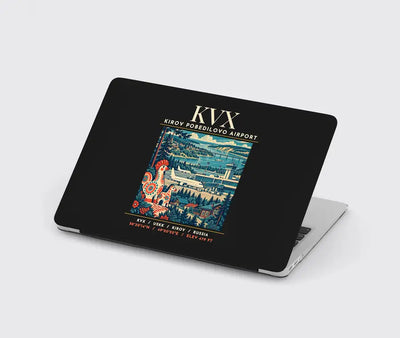 KVX - Poster - MacBook Case - Black