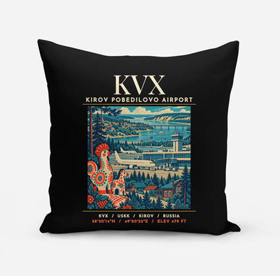 KVX - Poster - Pillow - Black