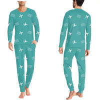 Thumbnail for Kwangju Airport (KWJ) Pajamas - Men Pajamas - Turquoise