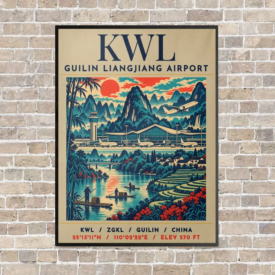 KWL - Poster - Canvas Framed - Beige