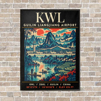 Thumbnail for KWL - Poster - Canvas Framed - Black