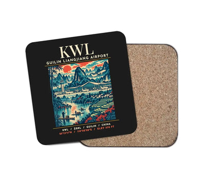 KWL - Poster - Coaster - Black