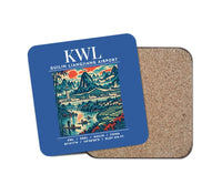 Thumbnail for KWL - Poster - Coaster - Blue