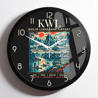Thumbnail for KWL - Poster - Wall Clock Framed - Black