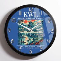 Thumbnail for KWL - Poster - Wall Clock Framed - Blue
