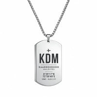 Thumbnail for Kaadedhdhoo Airport KDM - Necklace - Original Design - Silver