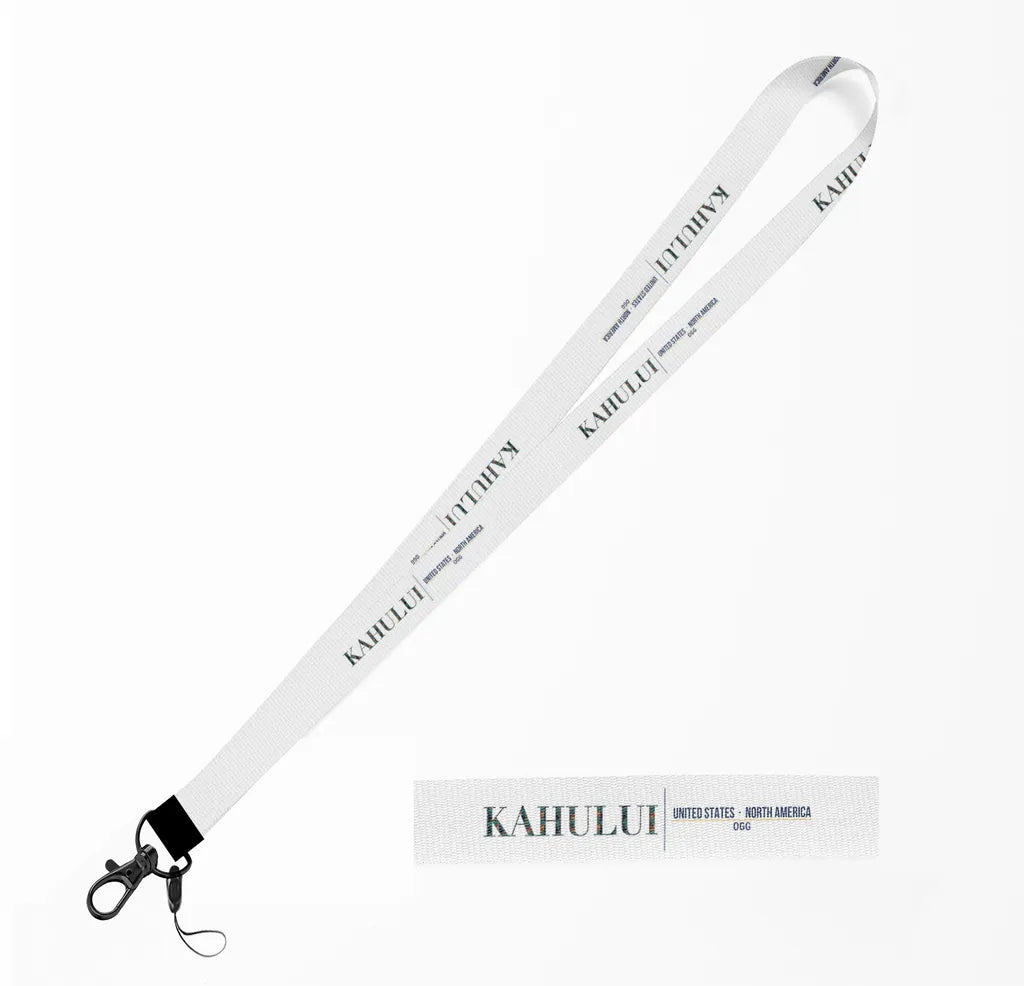 Kahului City Series lanyard - white