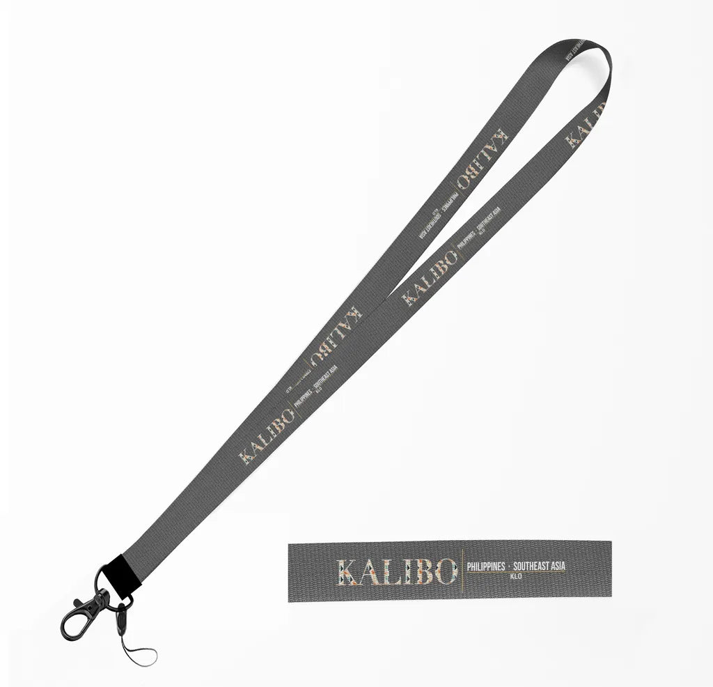 Kalibo City Series lanyard - gray