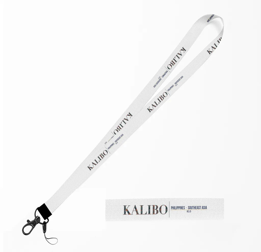 Kalibo City Series lanyard - white
