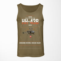 Thumbnail for Kaman HH-43B Huskie design on green army tank top