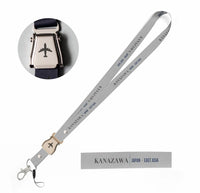 Thumbnail for Kanazawa City Series seat belt lanyard - light gray