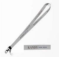 Thumbnail for Kandy City Series lanyard - light gray