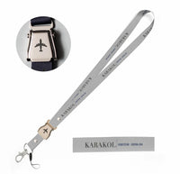 Thumbnail for Karakol City Series seat belt lanyard - light gray
