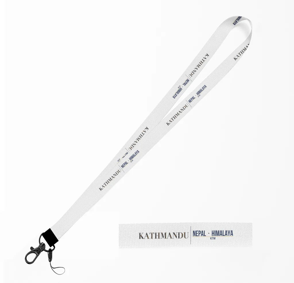 Kathmandu City Series lanyard - white