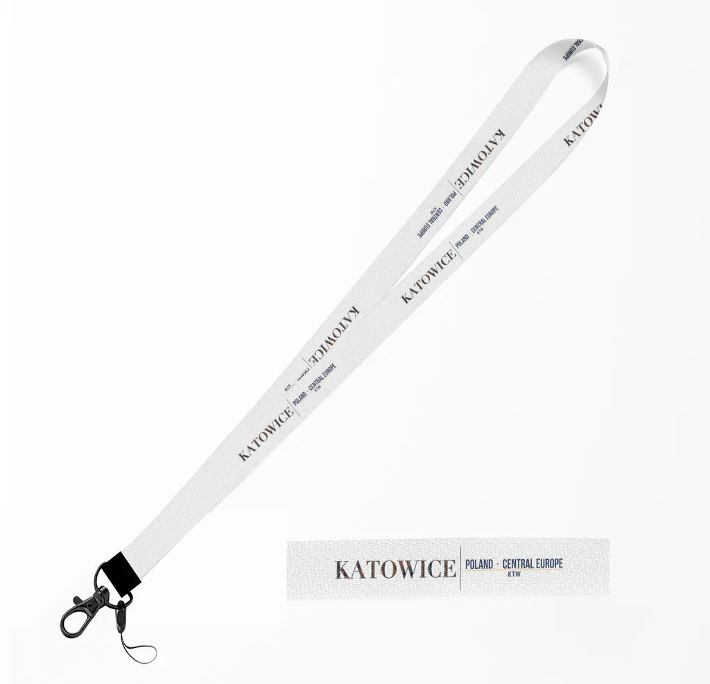 Katowice City Series lanyard - white