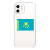 Thumbnail for Kazakhstan Designed Transparent Silicone iPhone Cases