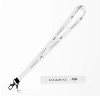 Thumbnail for Kazakhstan Country Series lanyard - white