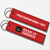 Thumbnail for Keep It Coordinated Aviator Key Chains - Red - Personalized