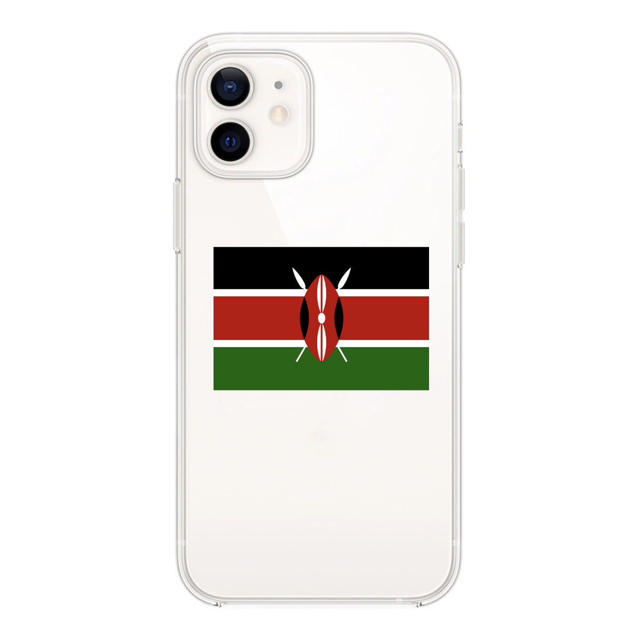 Kenya Designed Transparent Silicone iPhone Cases