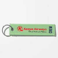 Thumbnail for Kenya Airways Crew & Staff Tag Key Chains - Light Green - Crew
