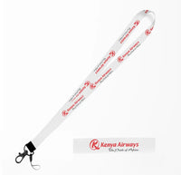 Thumbnail for Kenya Airways lanyard - white