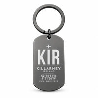 Thumbnail for Kerry Airport KIR — Killarney - Key Chain - Original Design - Black