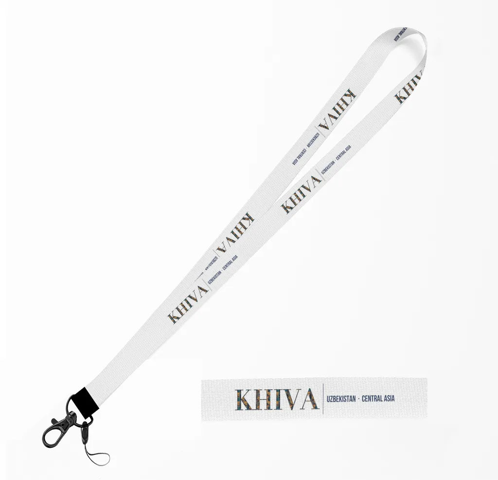 Khiva City Series lanyard - white