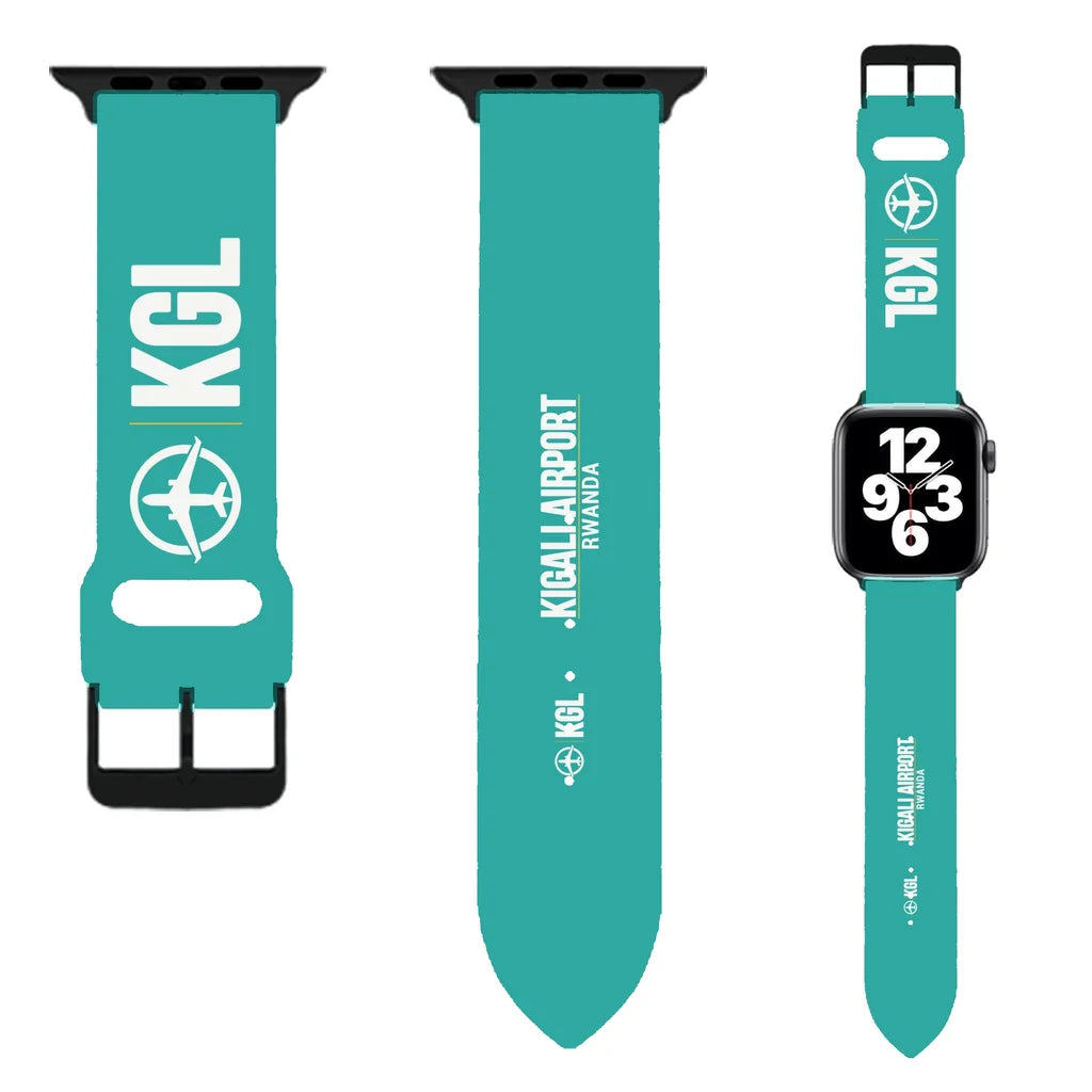 WBV6 | Kigali International Airport KGL | Turquoise (Metal Buckle)