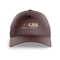 Thumbnail for Killeen Regional Airport (GRK) printed hat - brown