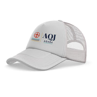 Thumbnail for King Hussein International Airport AQJ — Aqaba (AQJ) trucker cap - white