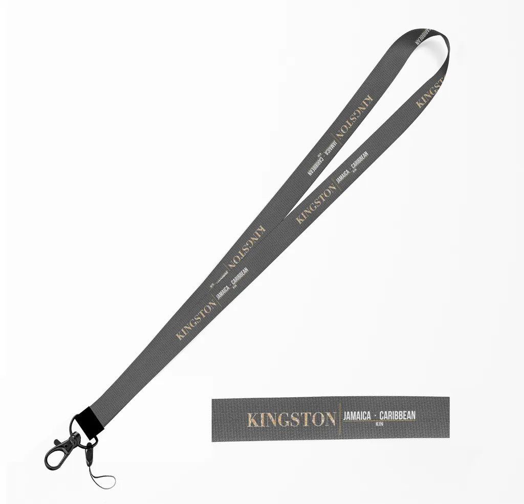 Kingston City Series lanyard - gray