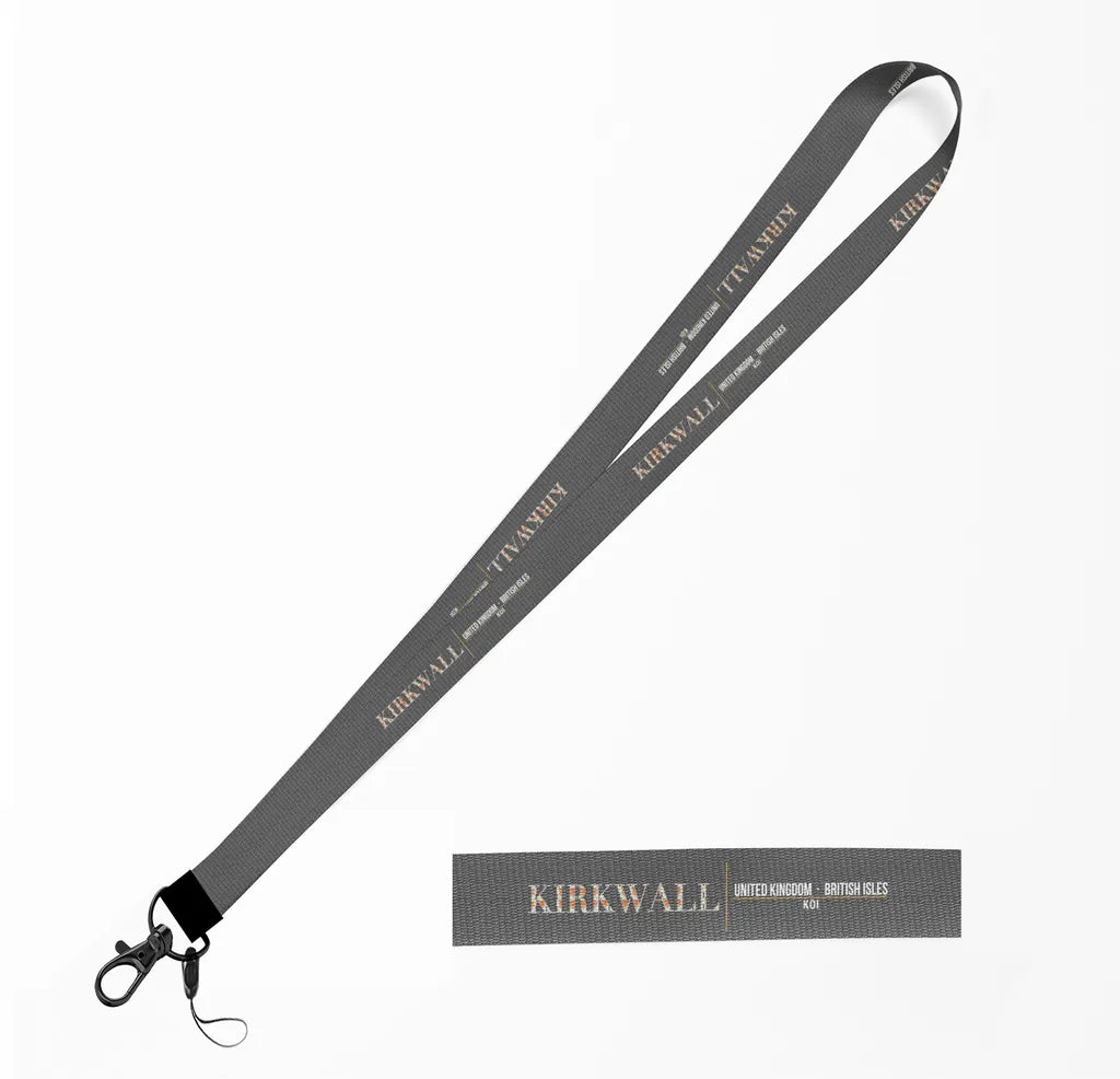 Kirkwall City Series lanyard - gray