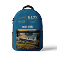 Thumbnail for Klemm Kl 35D - 3D Backpack - Light Blue + Name