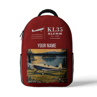 Thumbnail for Klemm Kl 35D - 3D Backpack - Red + Name