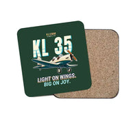 Thumbnail for Klemm Kl 35D - Cartoon - Coaster - Dark Green