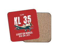 Thumbnail for Klemm Kl 35D - Cartoon - Coaster - Red