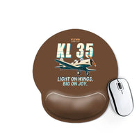 Thumbnail for Klemm Kl 35D - Cartoon - Ergonomic Mouse Pad - Brown