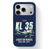 Thumbnail for Klemm Kl 35D - Cartoon - MagSafe iPhone 17 Pro - Navy Blue