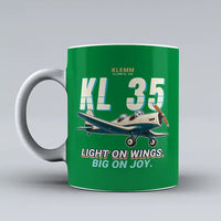 Thumbnail for Klemm Kl 35D - Cartoon - Mug - Green