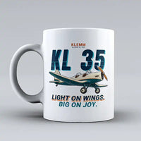 Thumbnail for Klemm Kl 35D - Cartoon - Mug - White