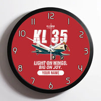 Thumbnail for Klemm Kl 35D - Cartoon + Name - Framed - Red
